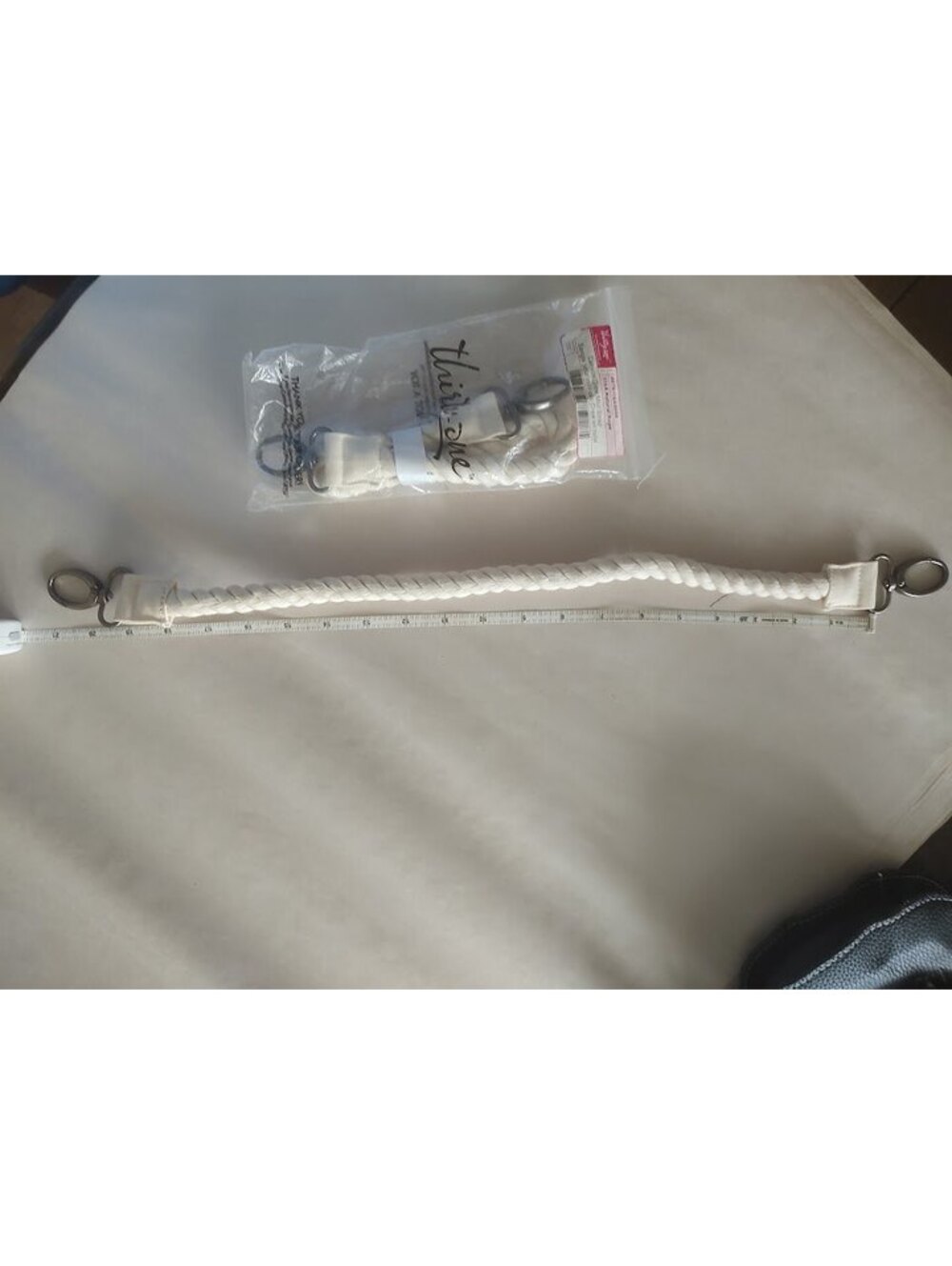Thirty-One White Rope Mini Strap - Picture 2 of 2